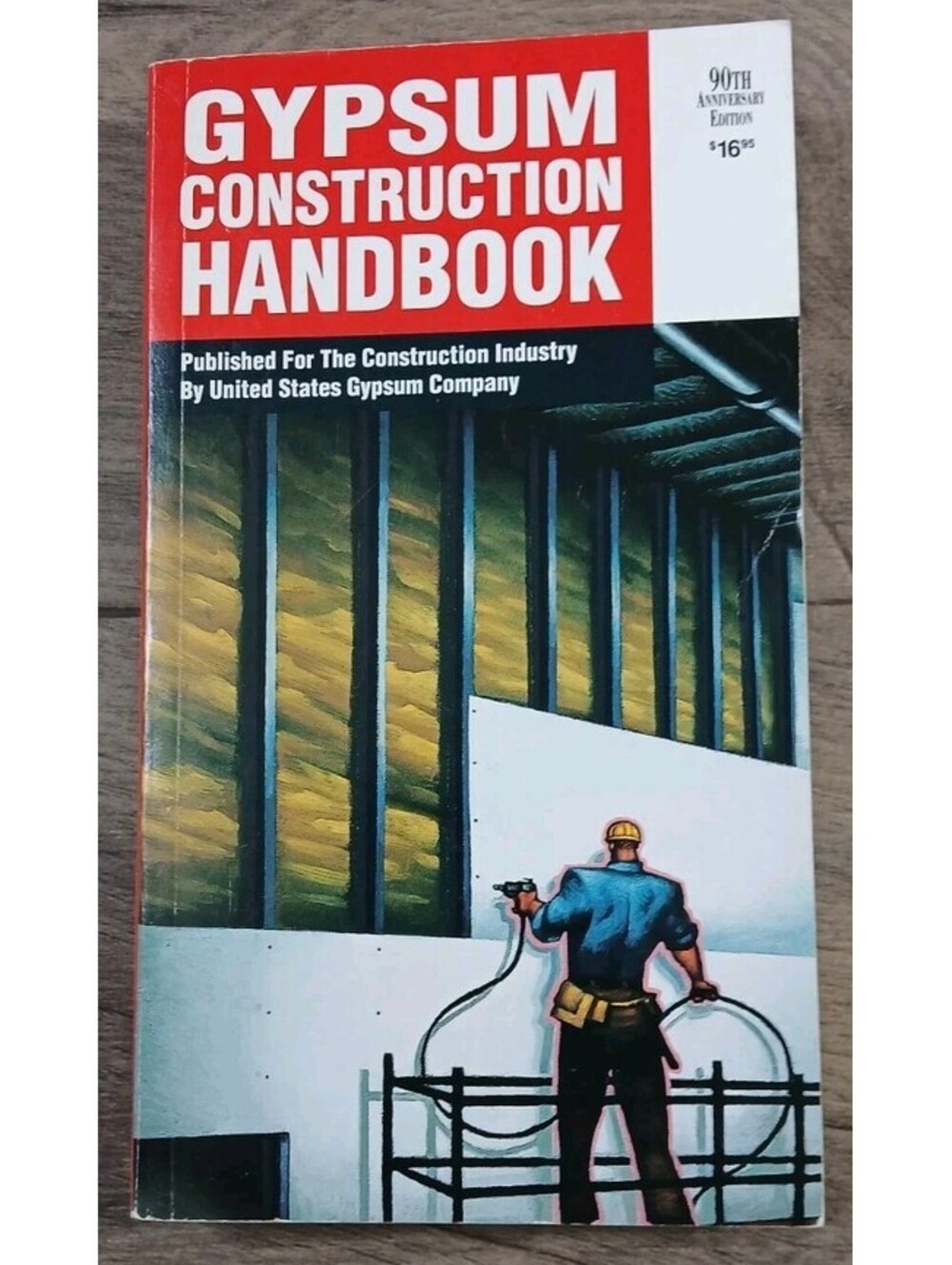 Gypsum Construction Handbook, 90th Anniversary Edition 1992 - Like - New - Cond